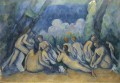 Grandes bañistas 1900 Paul Cezanne